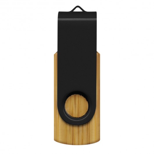 4GB Bamboo USB Drives Black